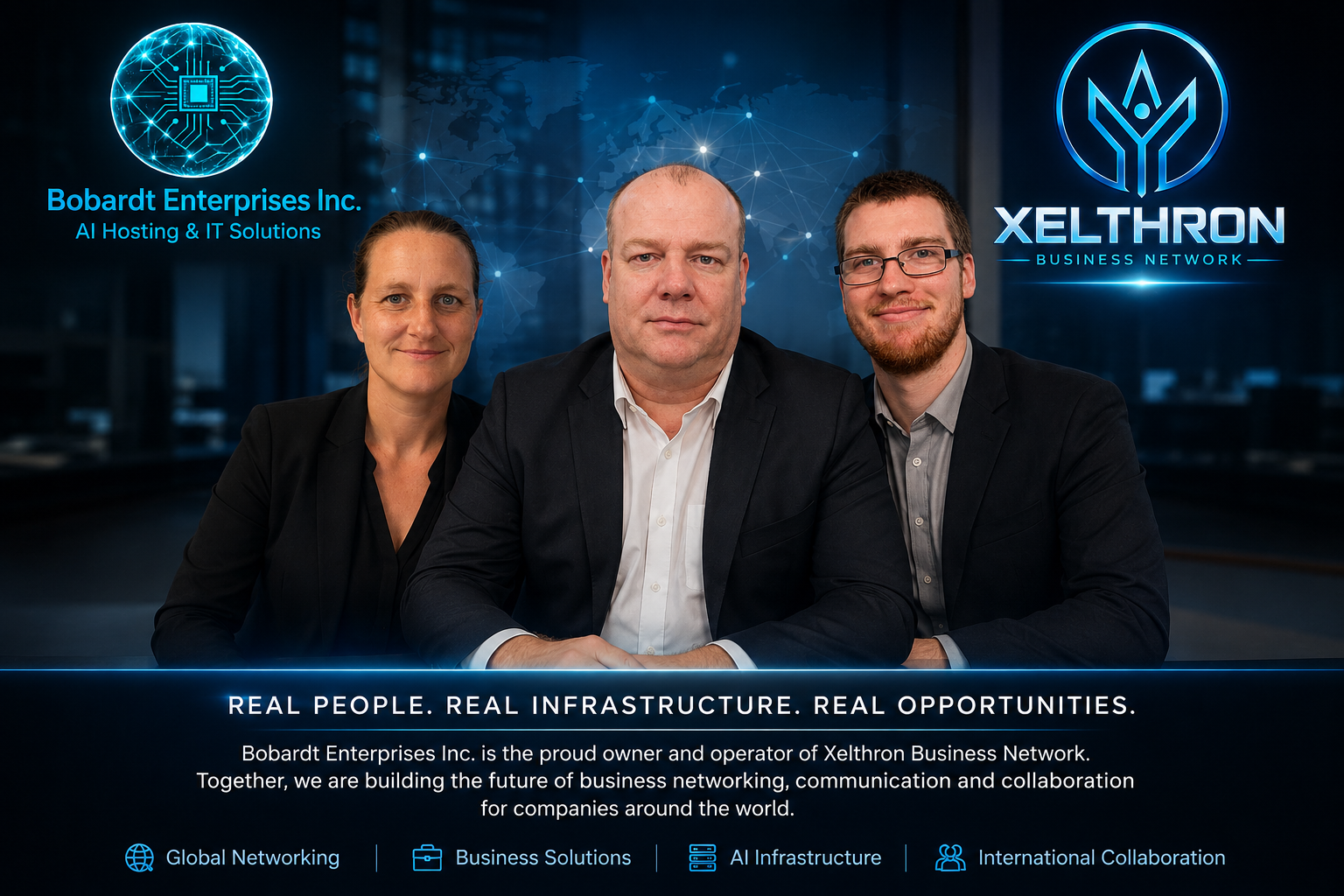Bobardt Enterprises team and Xelthron Business Network